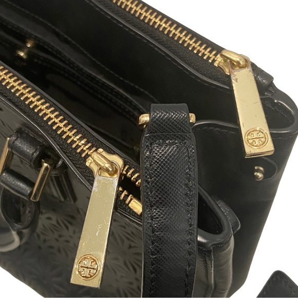 TORY BURCH Perforated Saffiano Leather Tote - Picture 9 of 11